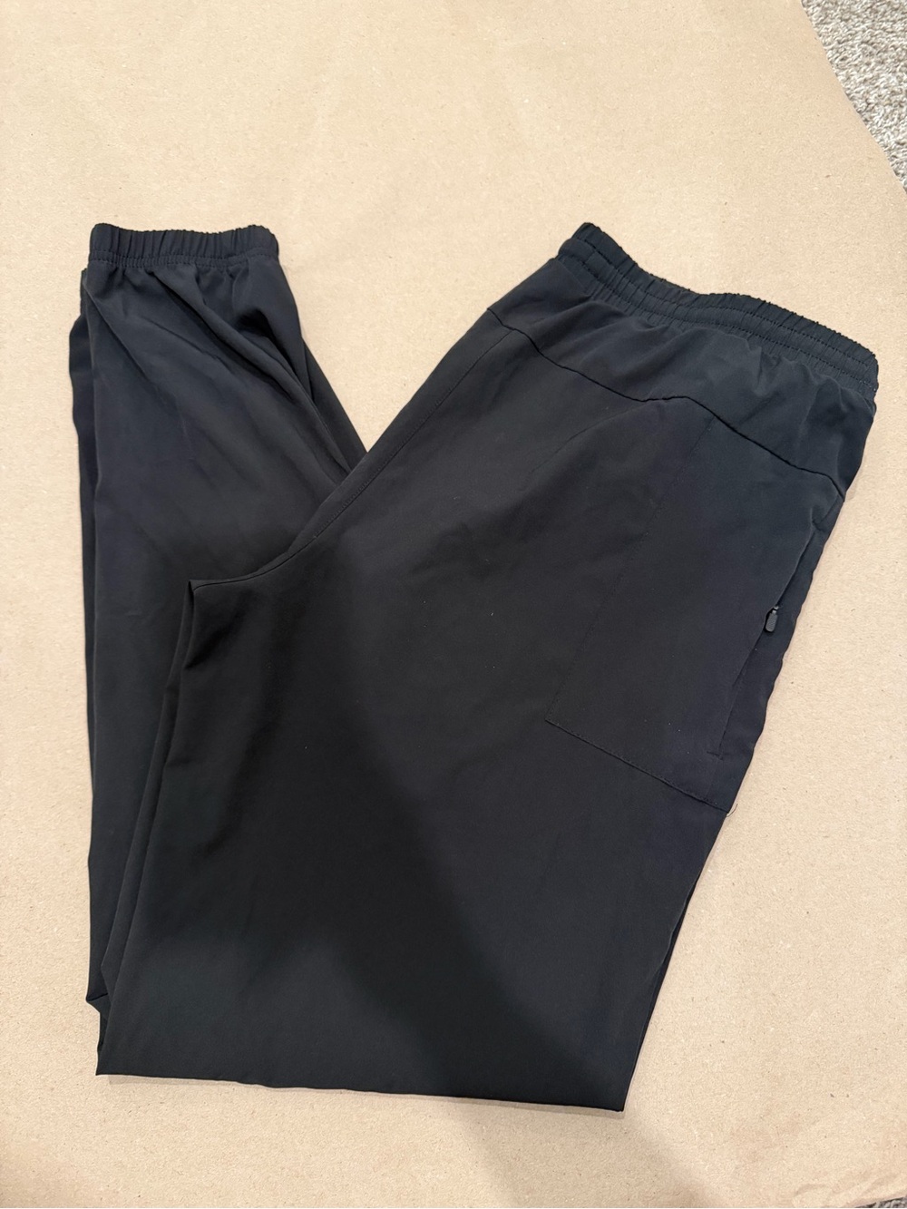 All in Motion Men's Black Quick-Dry Athletic Joggers Size Medium